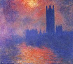 Claude Monet London,Parliament China oil painting art